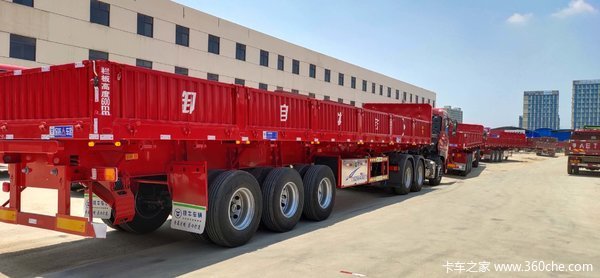 标车侧翻自卸半挂车后翻自卸半挂车现车自卸半挂车图片