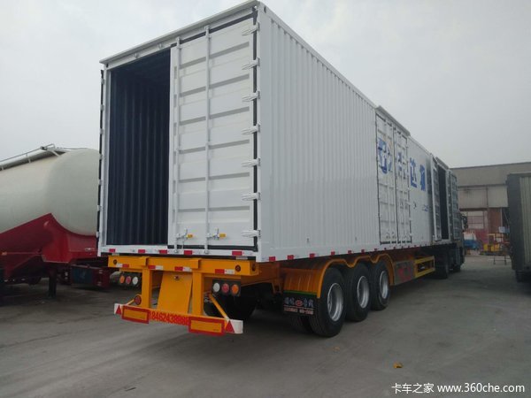集装箱运输半挂车集装箱式半挂车图片