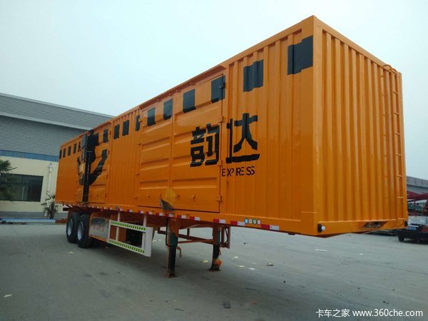 集装箱运输半挂车集装箱式半挂车图片