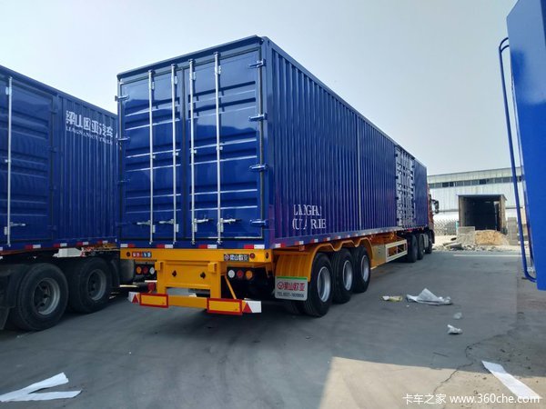 集装箱运输半挂车集装箱式半挂车图片