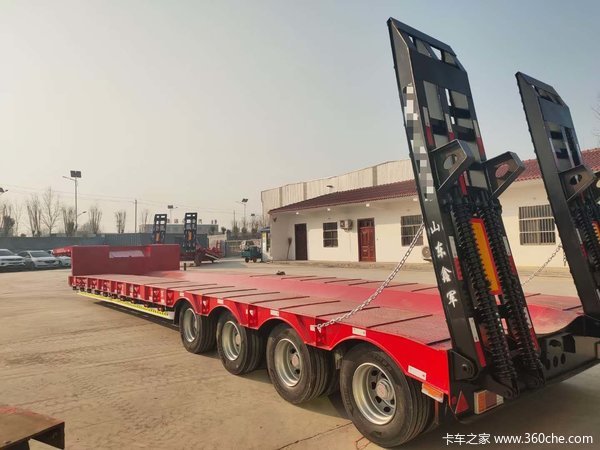 山东2桥～6桥等多桥低平板，全国包办超限临牌！低平板半挂车图片