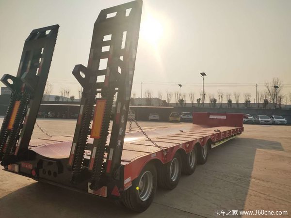 山东2桥～6桥等多桥低平板，全国包办超限临牌！低平板半挂车图片