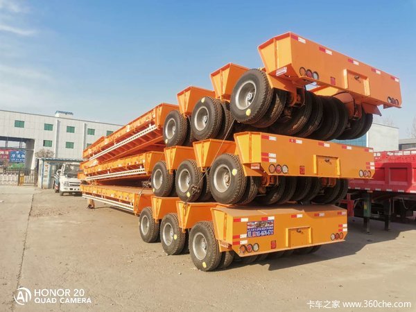 山东2桥～6桥等多桥低平板，全国包办超限临牌！低平板半挂车图片