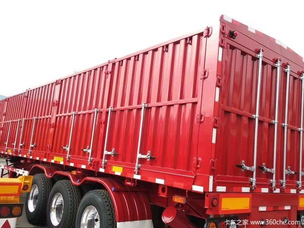 40英尺危险品骨架骨架式集装箱半挂车图片