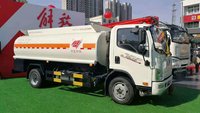 单车10立方运油车罐式半挂车图片