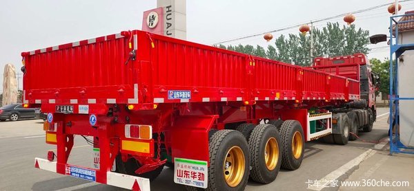 12米侧翻自卸砂石料专用（不怕查私改）自卸半挂车图片