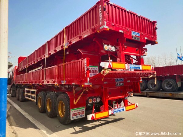 12米侧翻自卸砂石料专用（不怕查私改）自卸半挂车图片