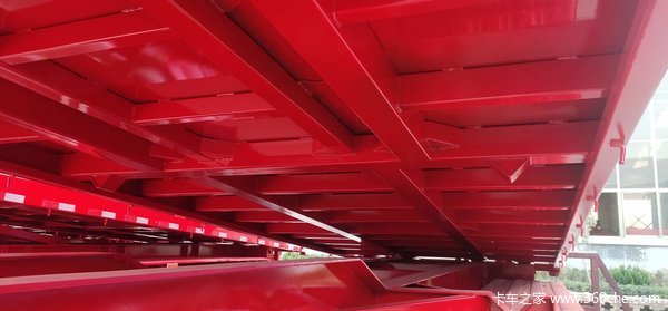 后翻自卸7.3吨侧翻自卸，下灰罐罐式半挂车图片