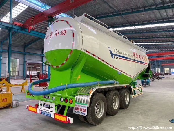 后翻自卸7.3吨侧翻自卸，下灰罐罐式半挂车图片