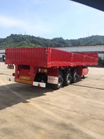 13米栏板半挂车栏板式半挂车图片
