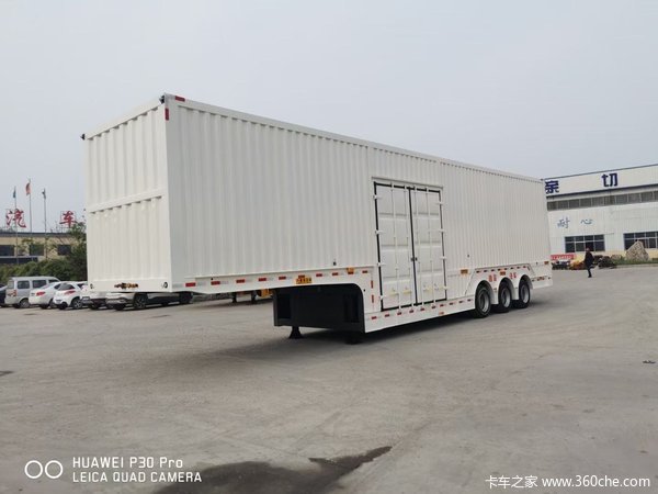 100立方厢式半挂车厢式半挂车图片