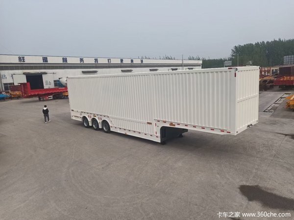 100立方厢式半挂车厢式半挂车图片