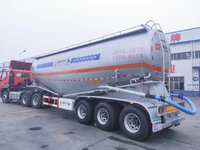危险品粉粒物料运输半挂车粉粒物料运输半挂车图片