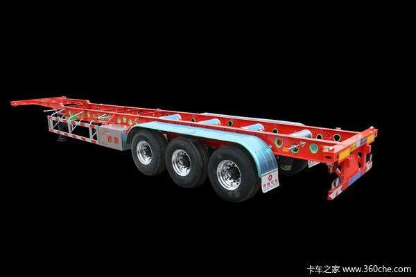 因为专业，所以信赖骨架式集装箱半挂车图片