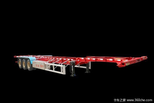 因为专业，所以信赖骨架式集装箱半挂车图片