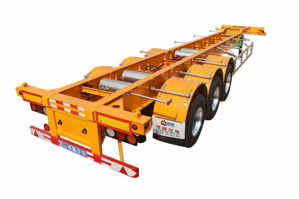 因为专业，所以信赖骨架式集装箱半挂车图片