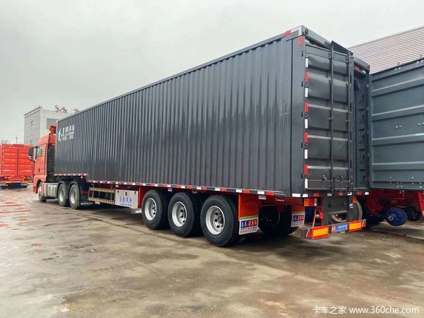 一体飞翼，双展翼，单展翼，长13.75米宽2.55米，不超4米。米，罐式半挂车图片
