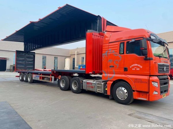 一体飞翼，双展翼，单展翼，长13.75米宽2.55米，不超4米。米，罐式半挂车图片