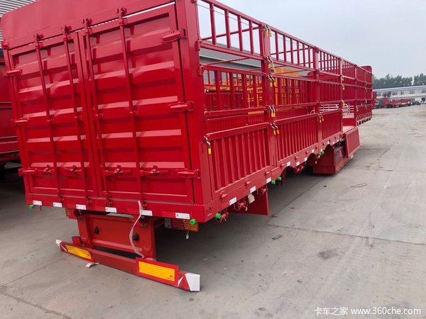 首付6万-8万一头一挂开回家仓栅式半挂车图片