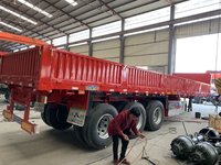 13米栏板半挂车,13米半挂车,9到13米标箱半挂车可选栏板式半挂车图片