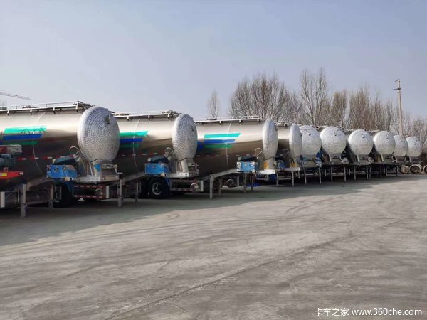 铝合金粉粒物料运输半挂车粉粒物料运输半挂车图片