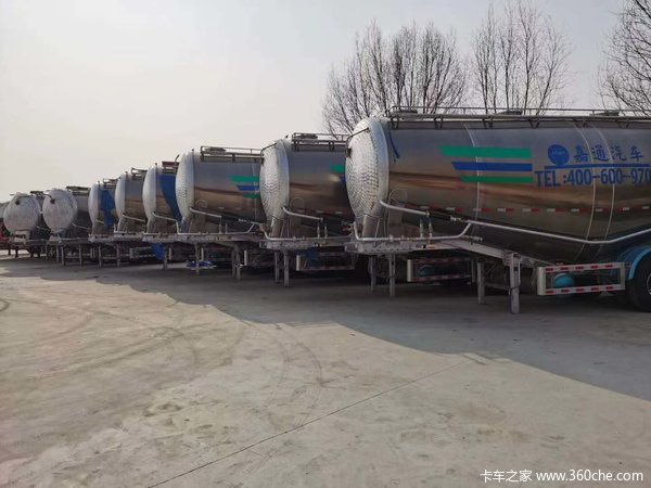 铝合金粉粒物料运输半挂车粉粒物料运输半挂车图片