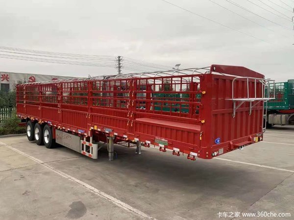 苍栏运输半挂车仓栅式半挂车图片
