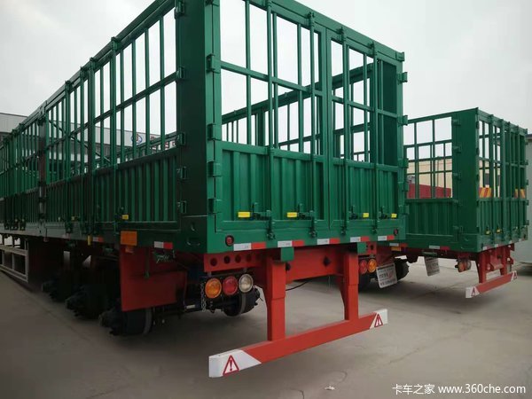 苍栏运输半挂车仓栅式半挂车图片
