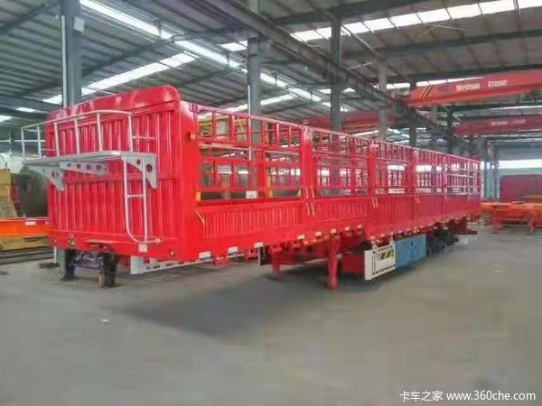 苍栏运输半挂车仓栅式半挂车图片