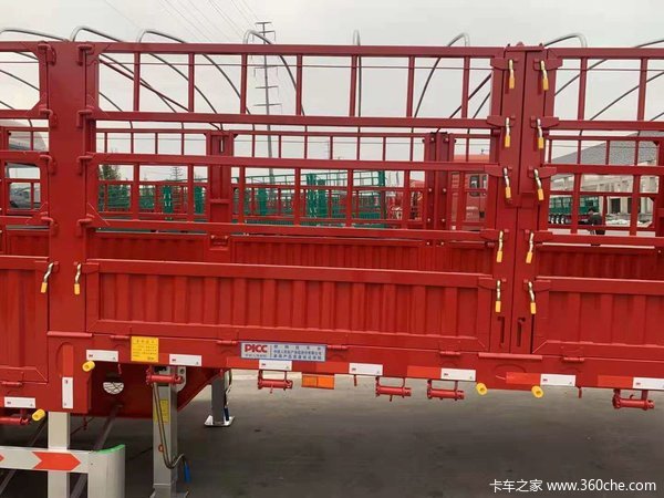 苍栏运输半挂车仓栅式半挂车图片