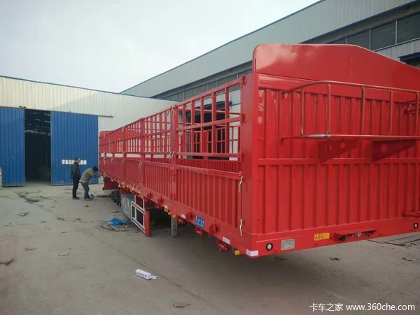 苍栏运输半挂车仓栅式半挂车图片