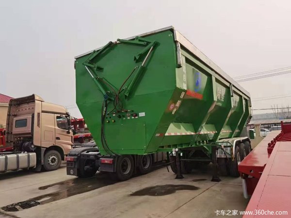 路政不查的履带式自卸半挂车自卸半挂车图片