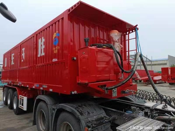 后翻自卸半挂车自卸半挂车图片