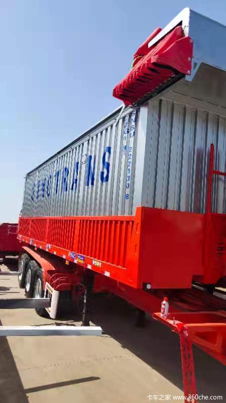 后翻自卸半挂车自卸半挂车图片