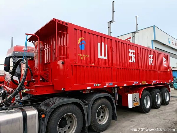 后翻自卸半挂车自卸半挂车图片
