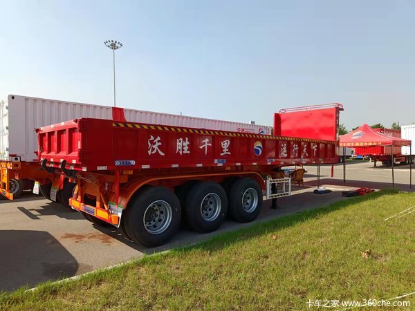 后翻自卸半挂车自卸半挂车图片