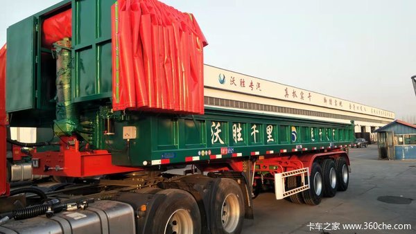 后翻自卸半挂车自卸半挂车图片