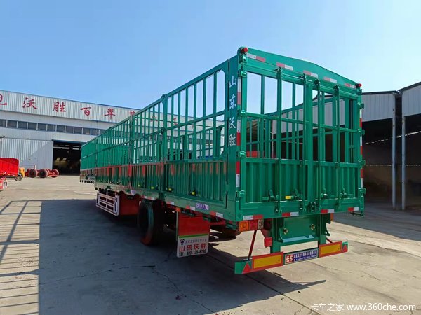 13米苍栅半挂车仓栅式半挂车图片