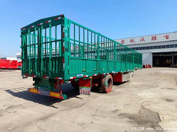 13米苍栅半挂车仓栅式半挂车图片