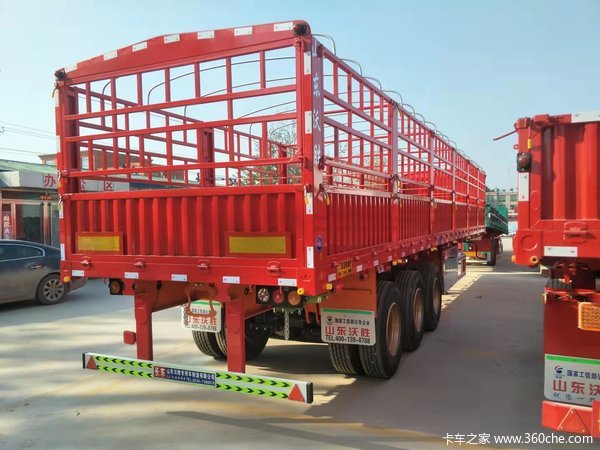 13米苍栅半挂车仓栅式半挂车图片