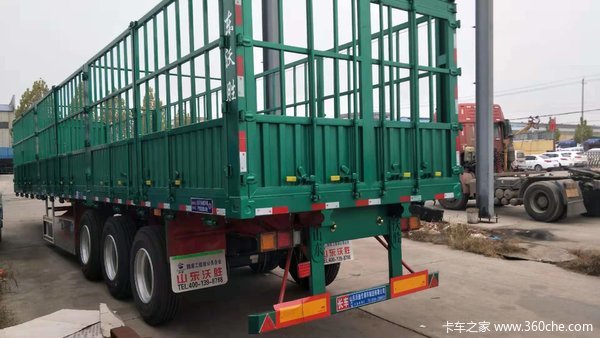 13米苍栅半挂车仓栅式半挂车图片