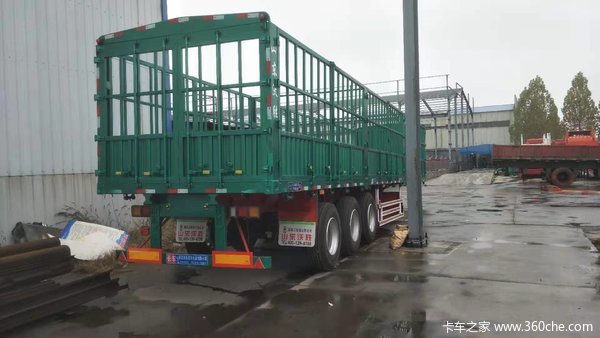 13米苍栅半挂车仓栅式半挂车图片