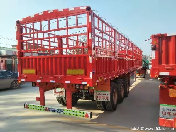 13米苍栅半挂车仓栅式半挂车图片