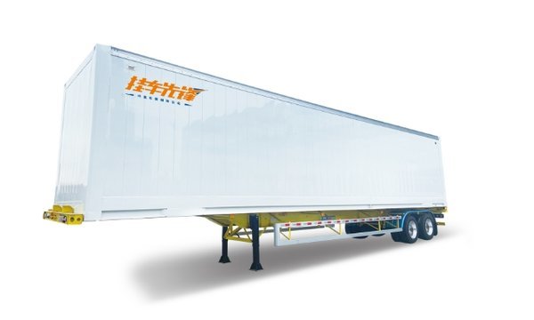 能办营运证中集45尺两骨架车（中集车辆厂家直营）集装箱式半挂车图片
