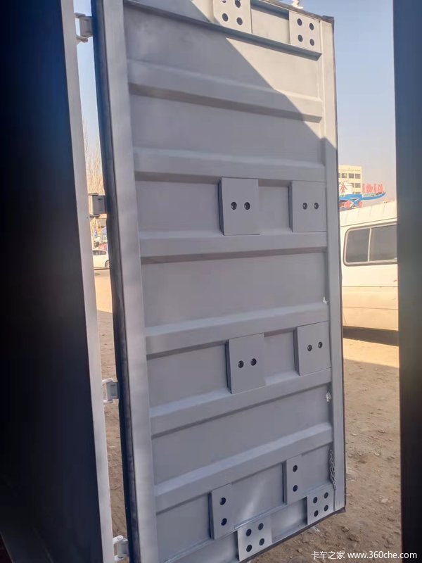 骨架快递箱整套13万骨架式集装箱半挂车图片