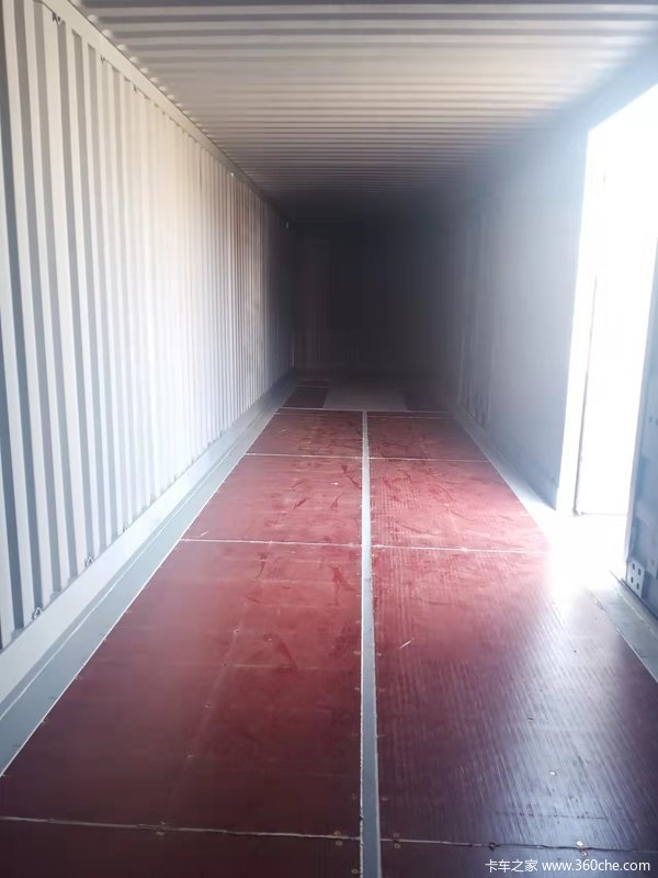 骨架快递箱整套13万骨架式集装箱半挂车图片