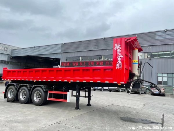驰田金钢自卸半挂车全系现车促销中自卸半挂车图片