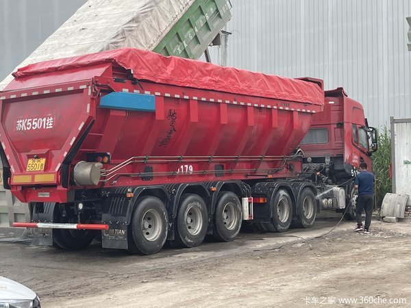 驰田金钢自卸半挂车全系现车促销中自卸半挂车图片