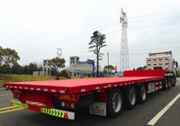 13.75米平板以旧换新,全新上装平板式半挂车图片