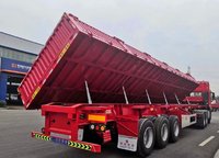 13米侧翻自卸以旧换新,全新上装自卸半挂车图片